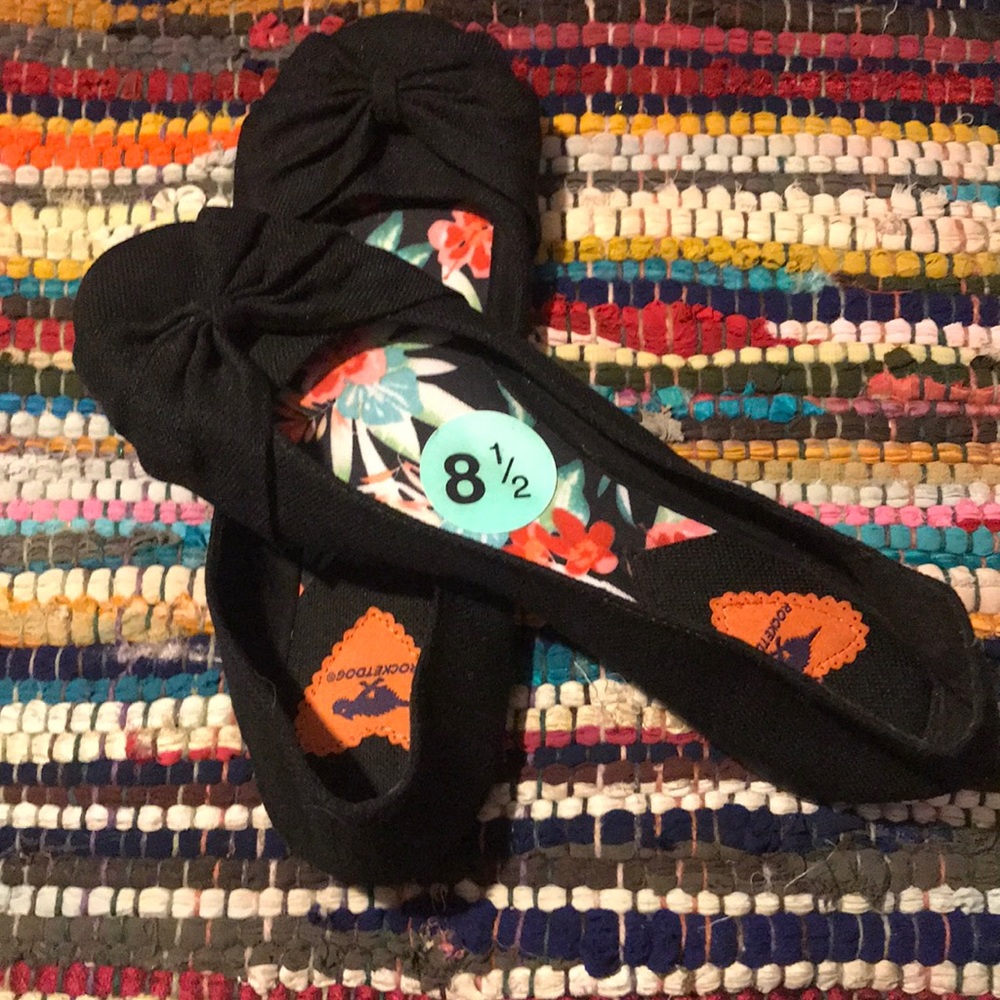 NEW ROCKET DOG Slip on Shoes with Bow 8 1/2